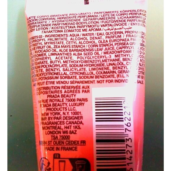 Prada Paradoxe Perfumed Emulsion Body Lotion-sealed/new - Picture 3 of 5